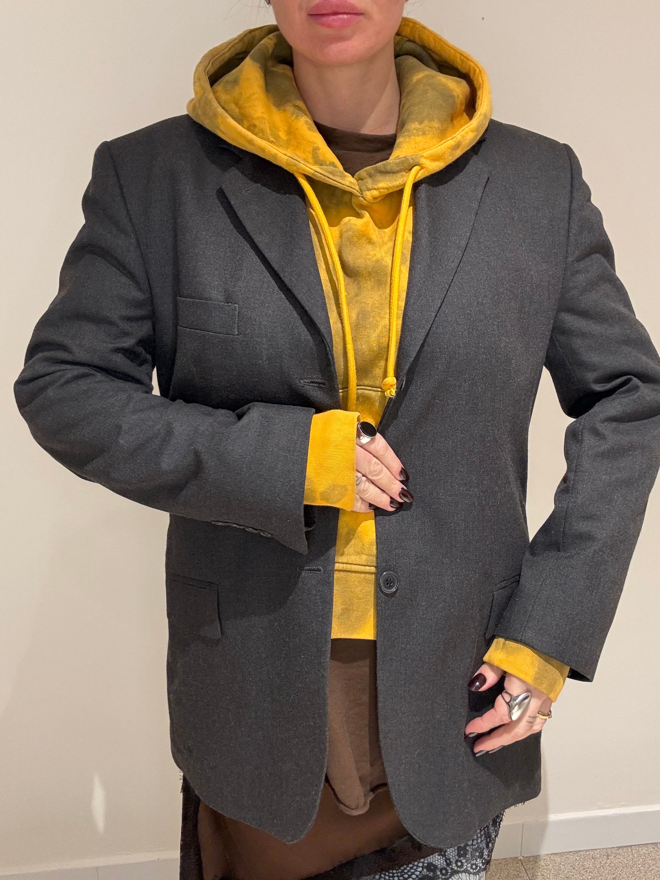 Blazer grigio semplice