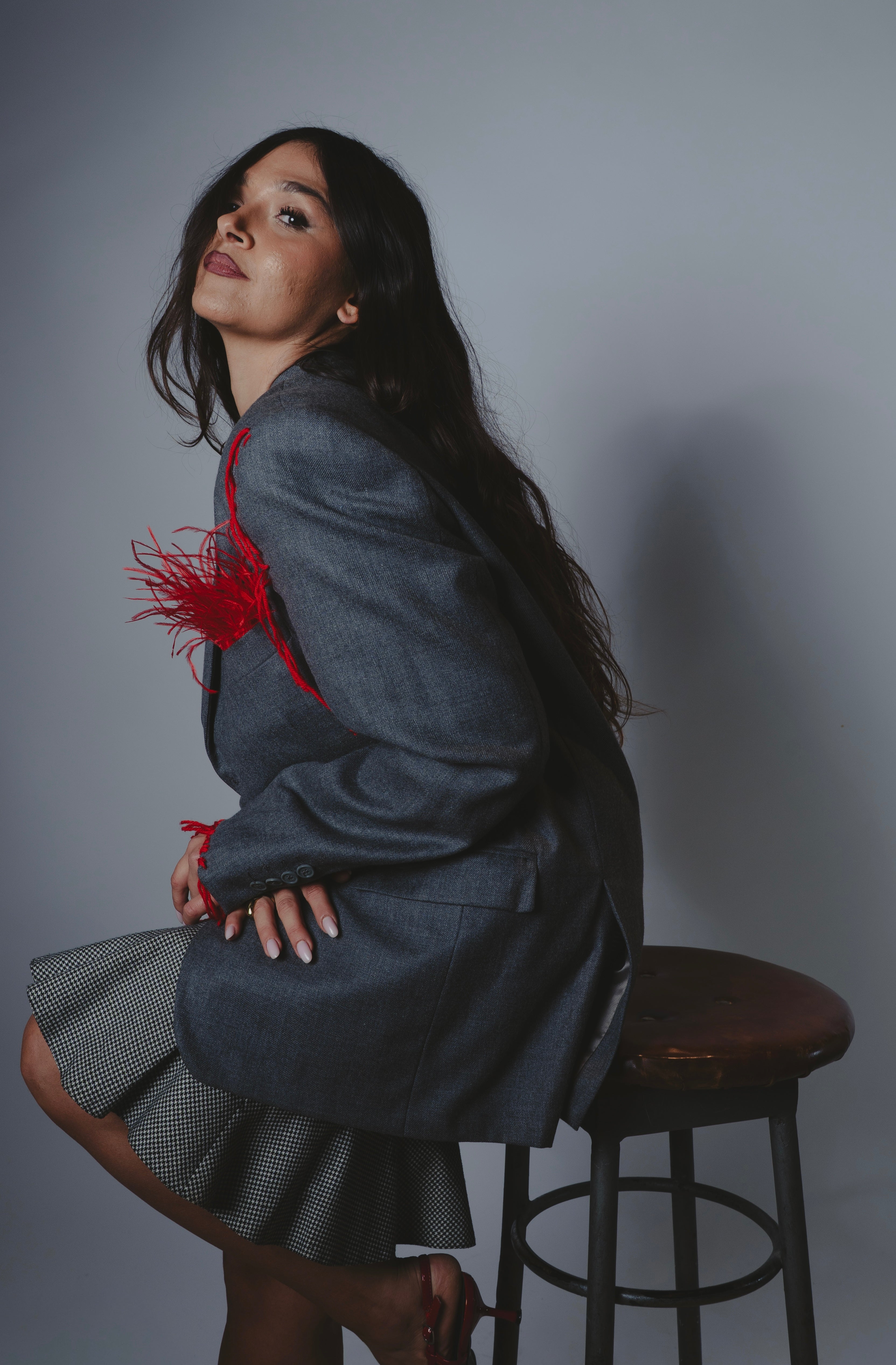 Blazer grigio chiaro