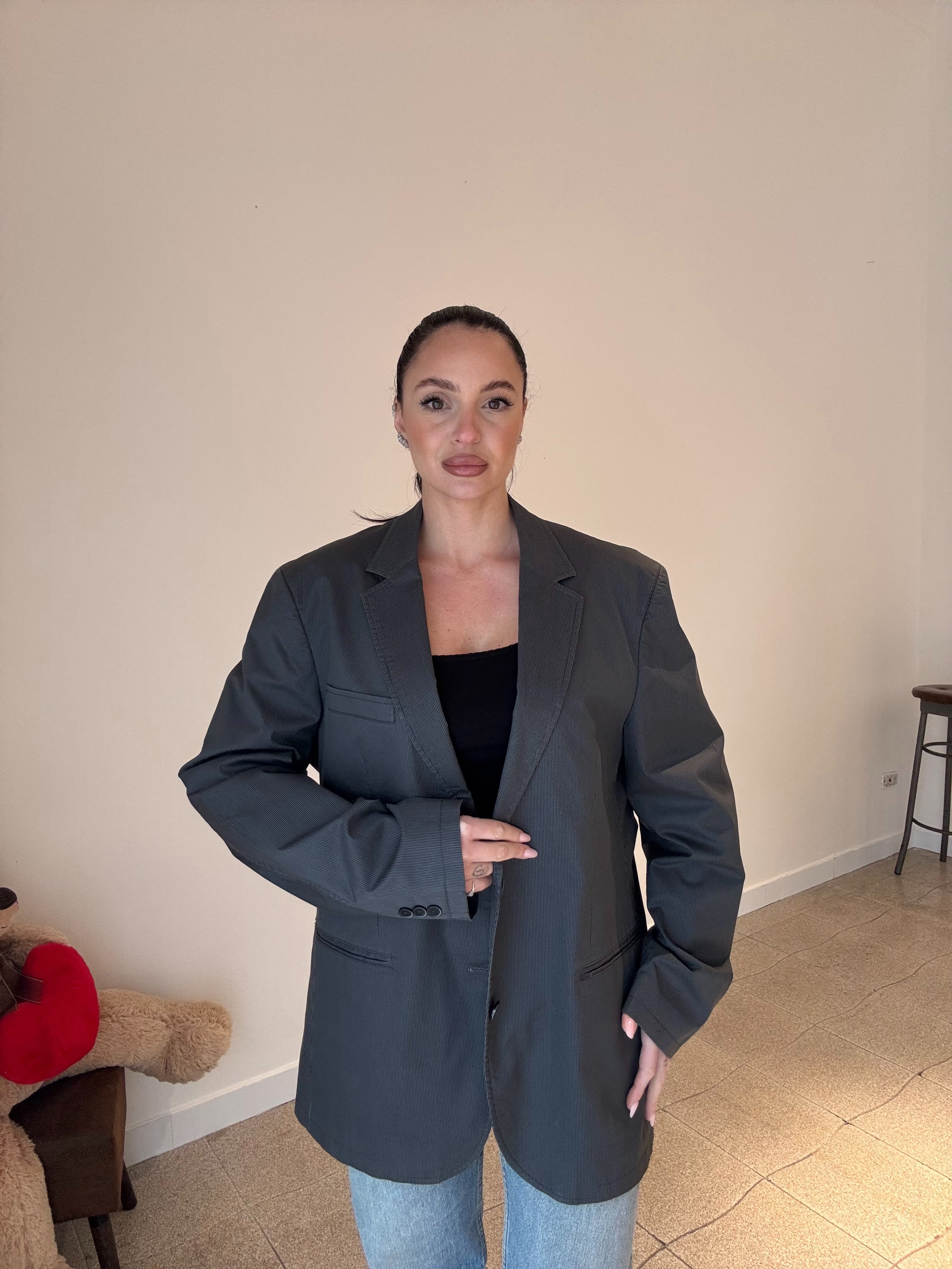 Blazer grigio chiaro e scuro