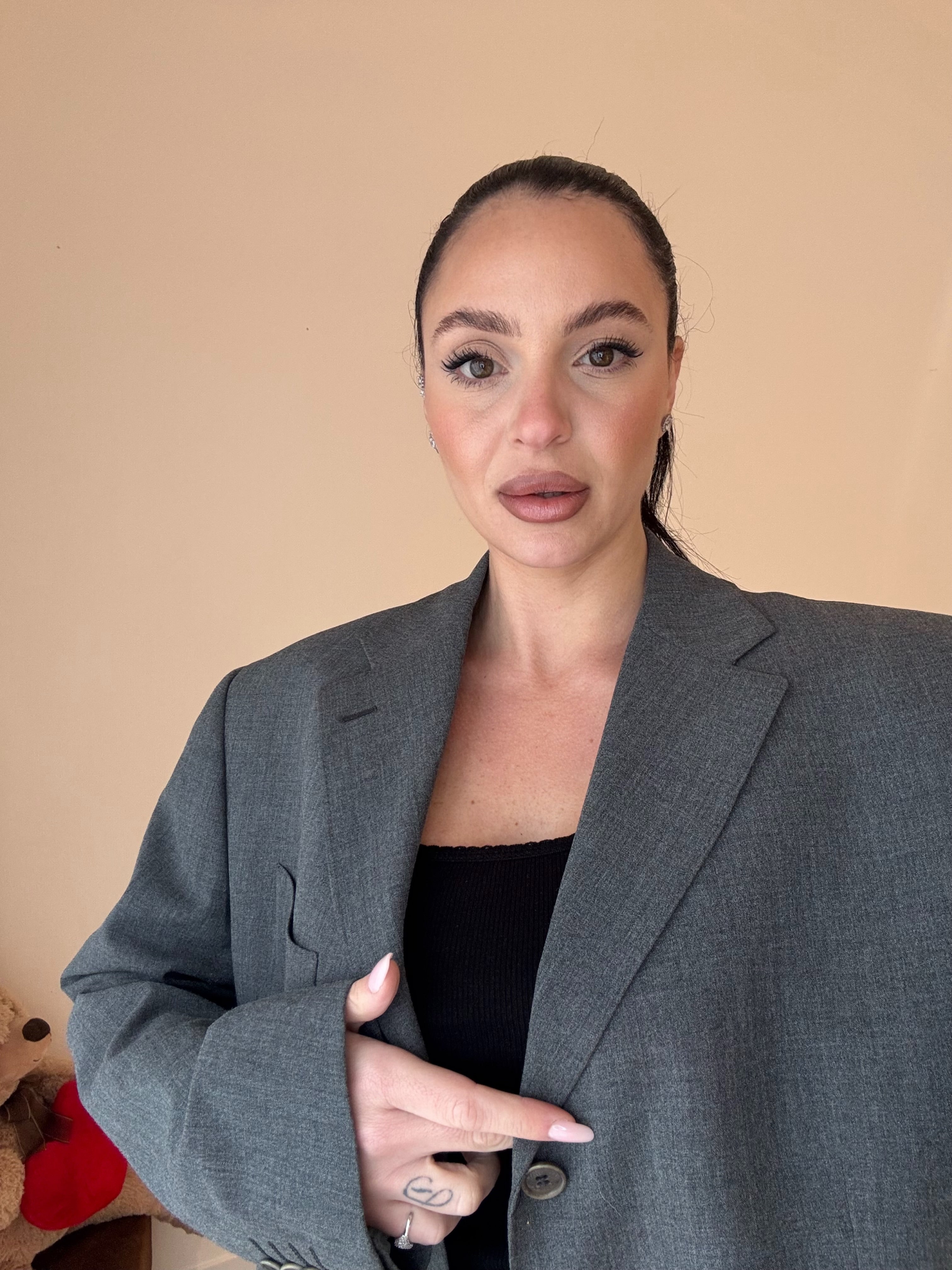 Blazer grigio chiaro