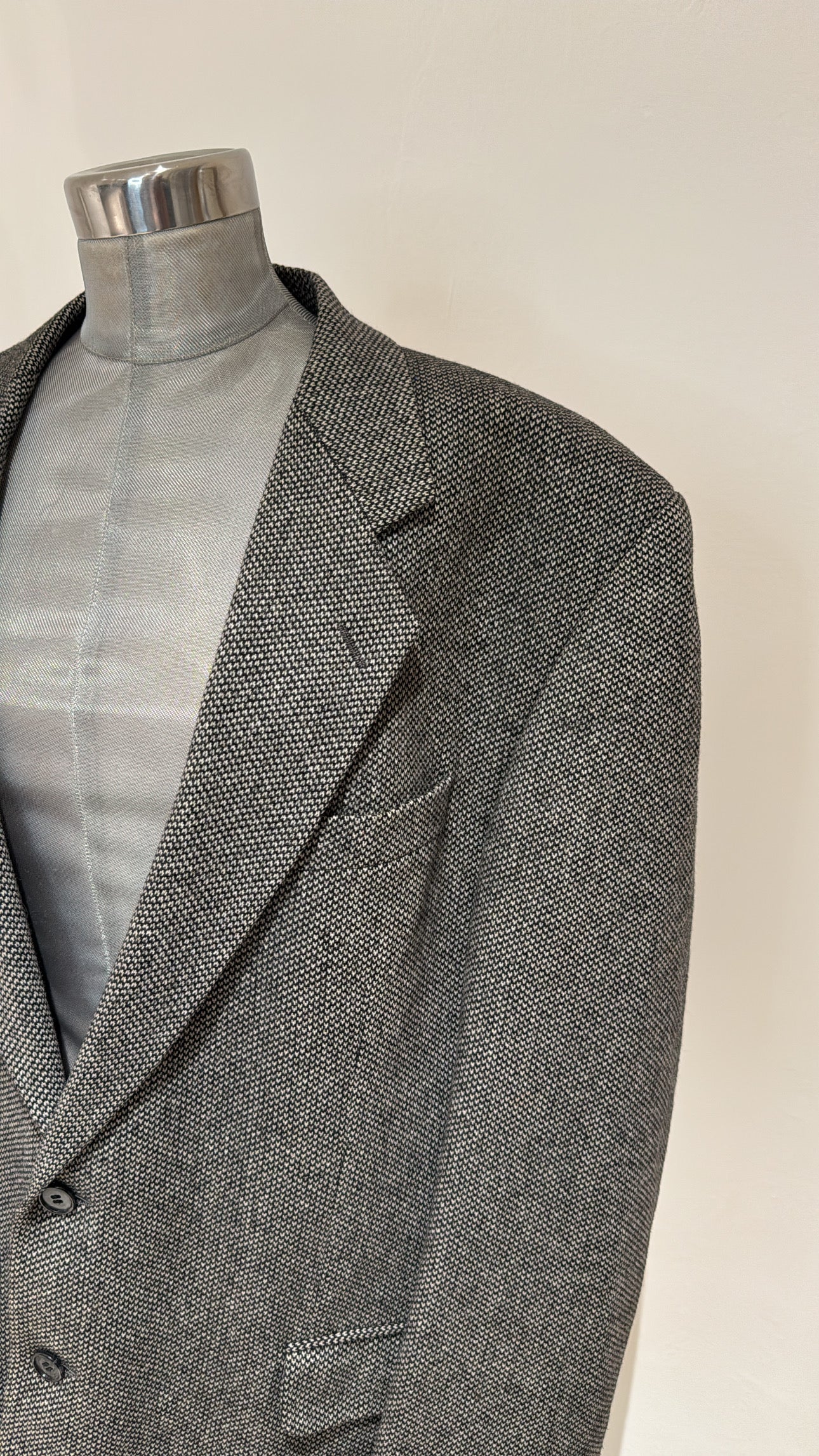 Blazer nero e bianco