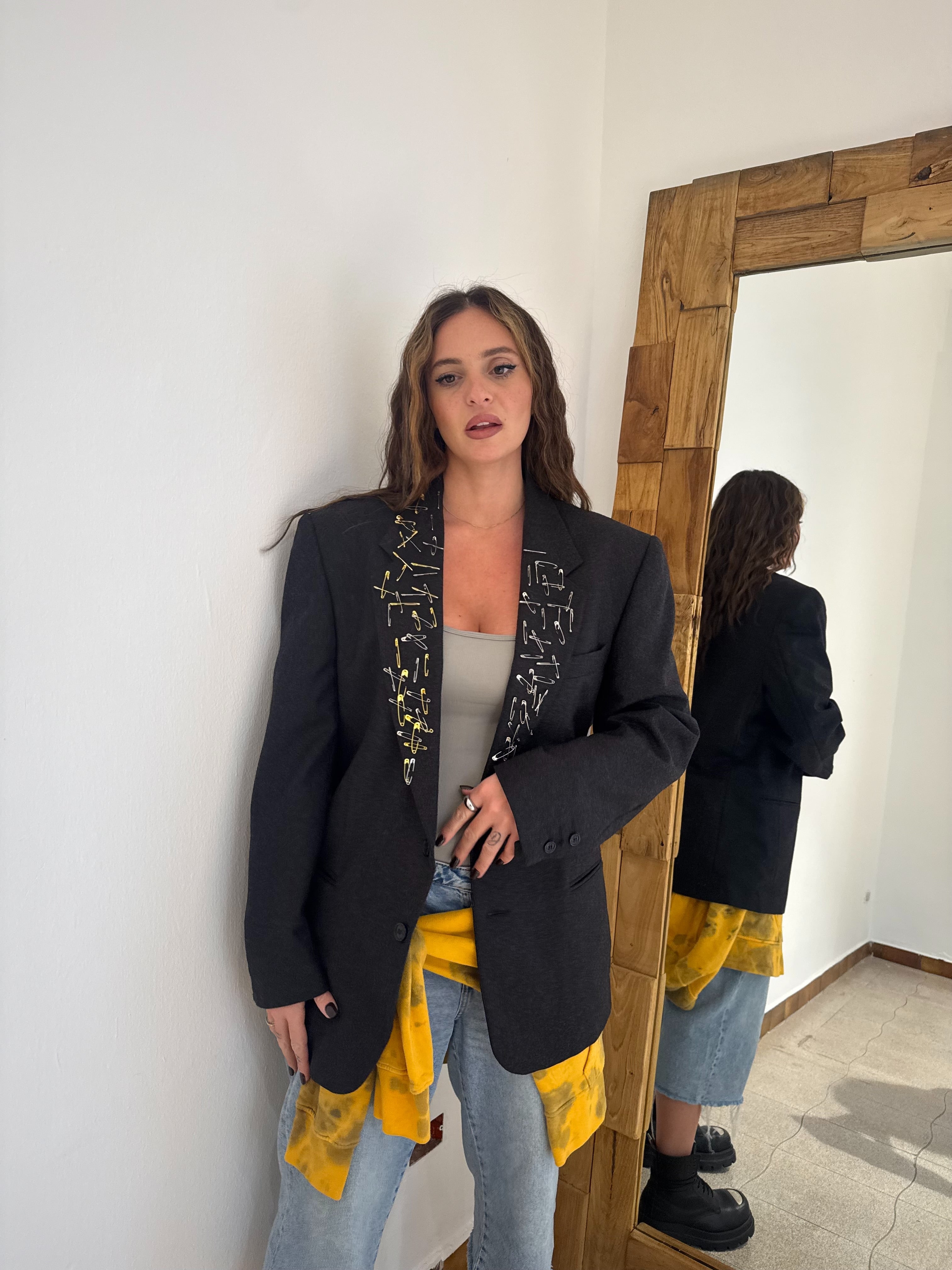 Blazer grigio spille