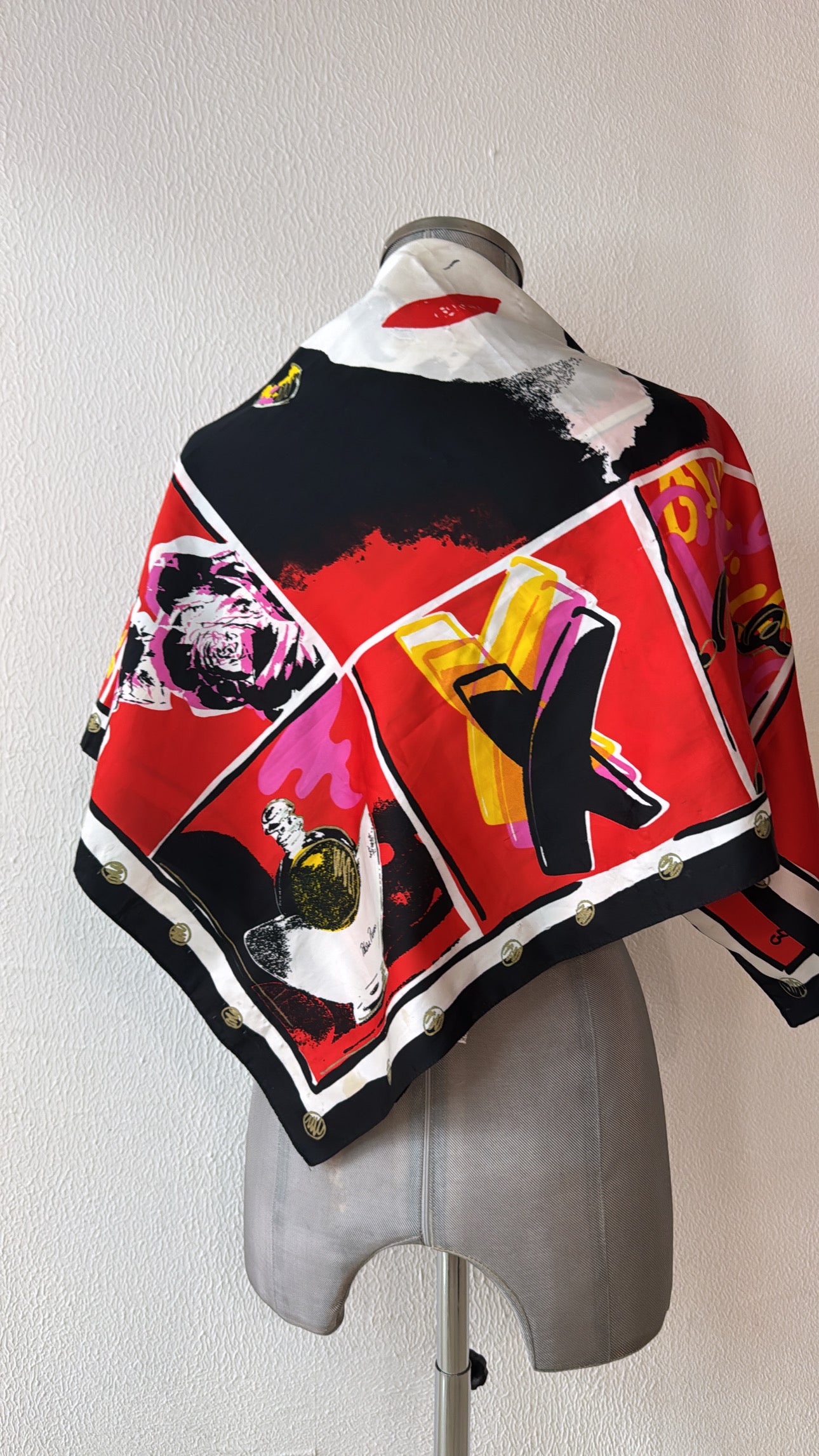 Foulard vintage red