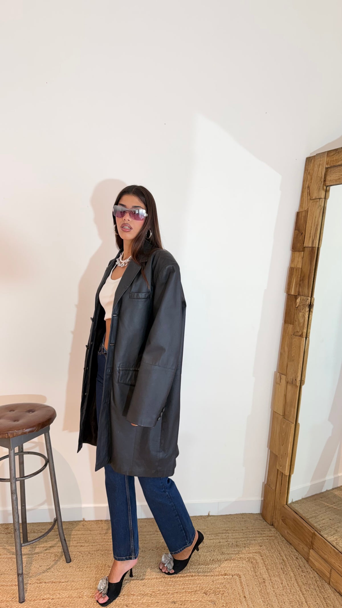Cappotto vera pelle