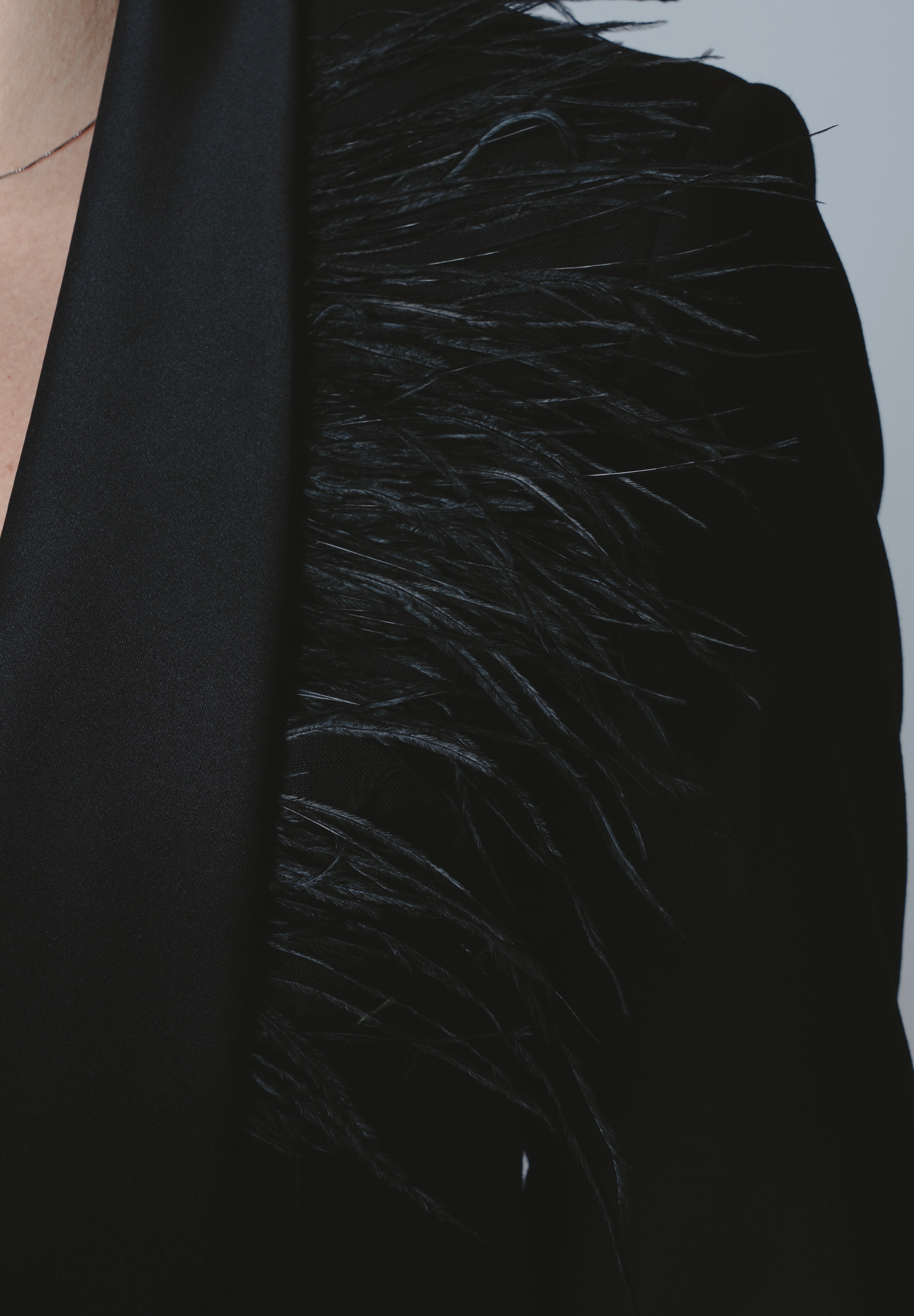 Blazer nero con bandana