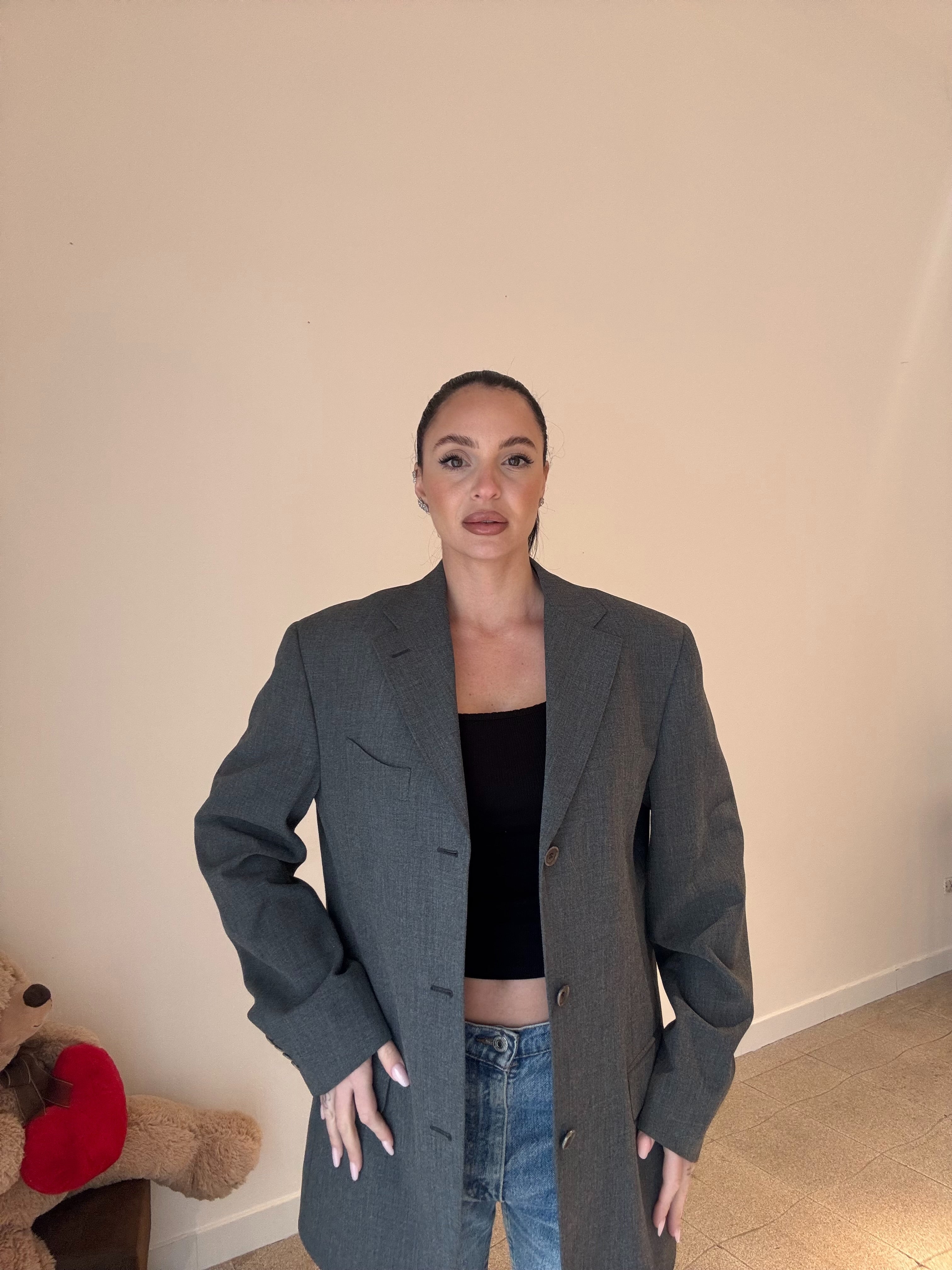 Blazer grigio chiaro