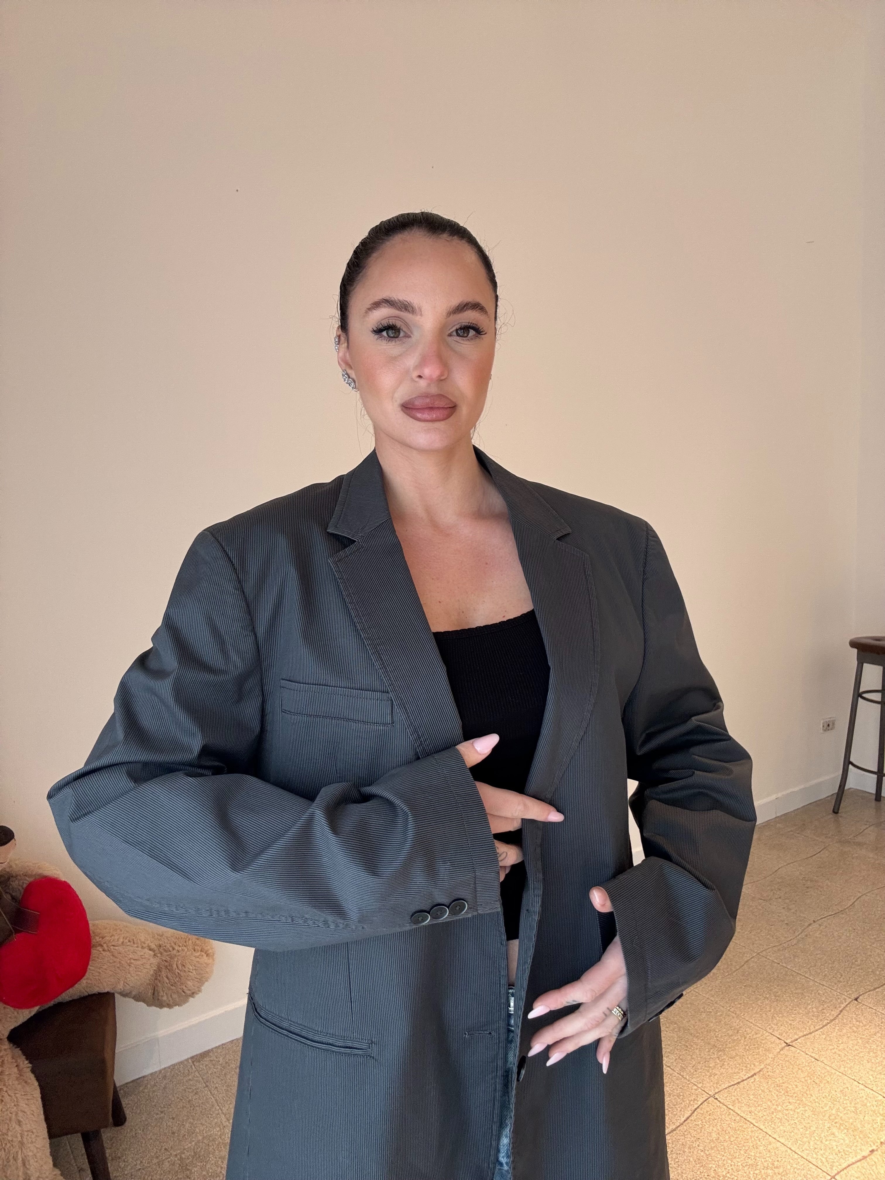 Blazer grigio chiaro e scuro