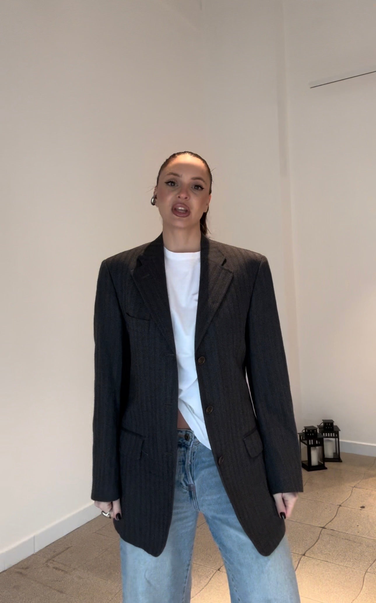 Blazer spina di pesce