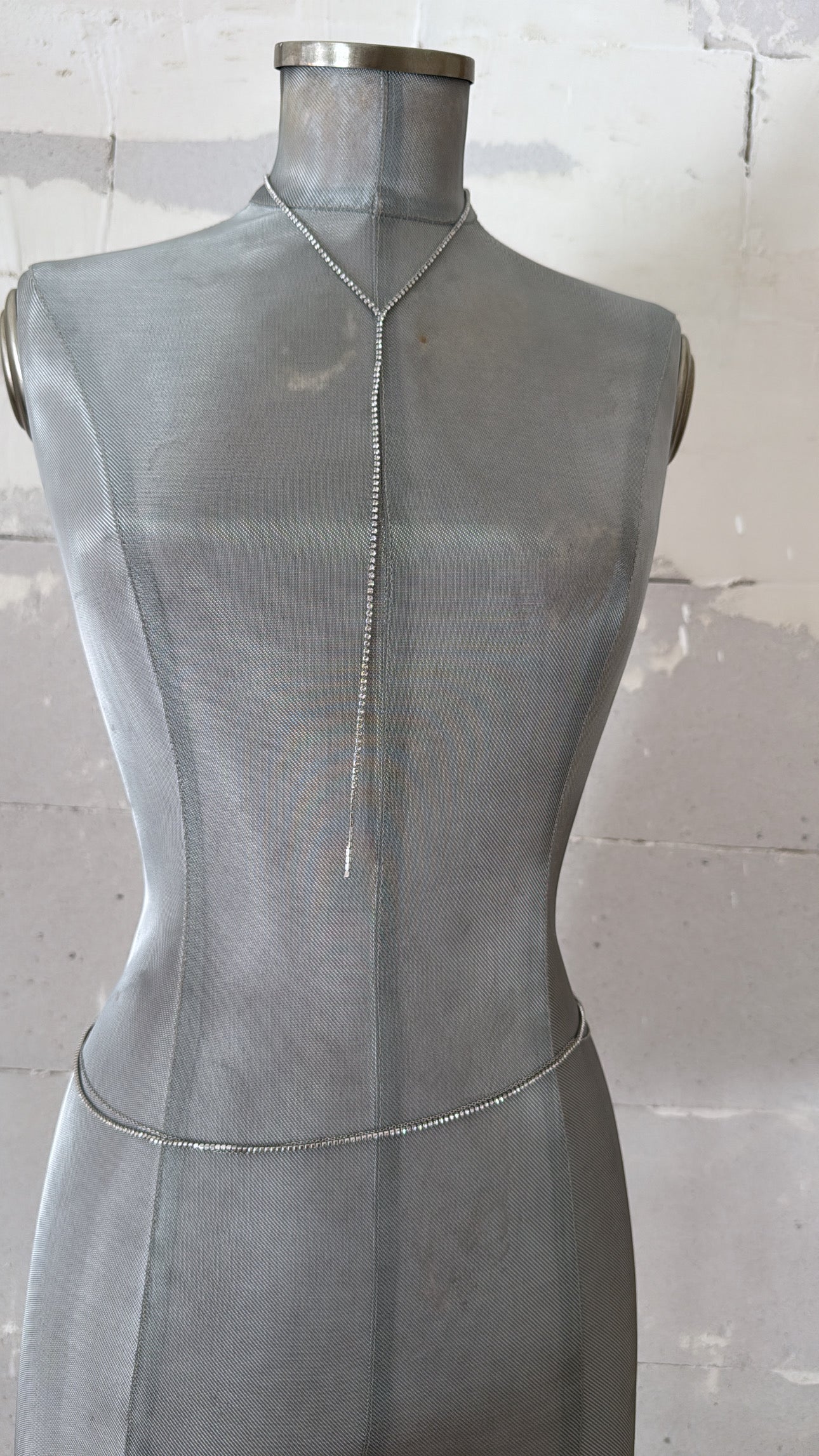 Catena in vita strass