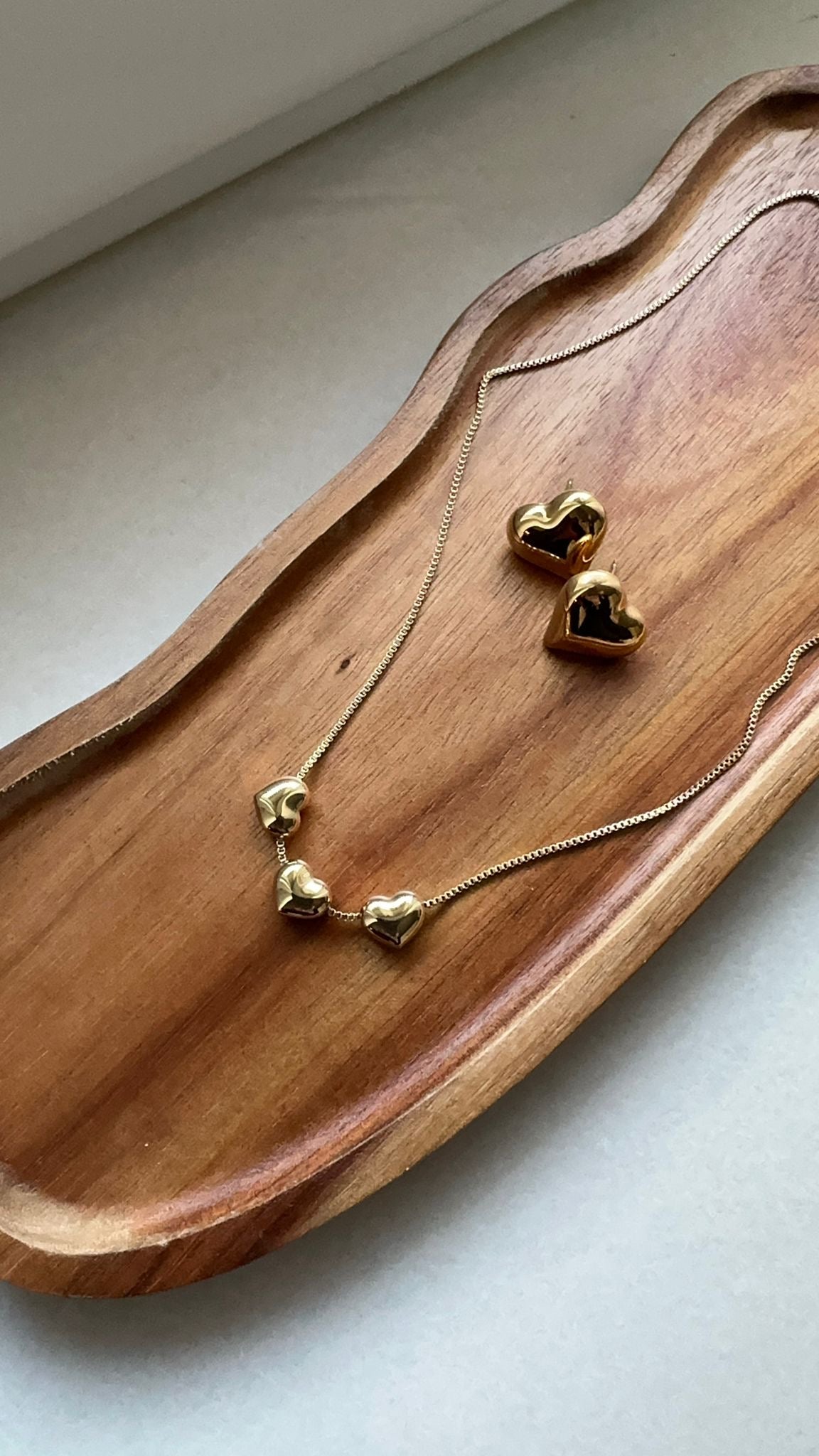 Collana “ Tre cuori “